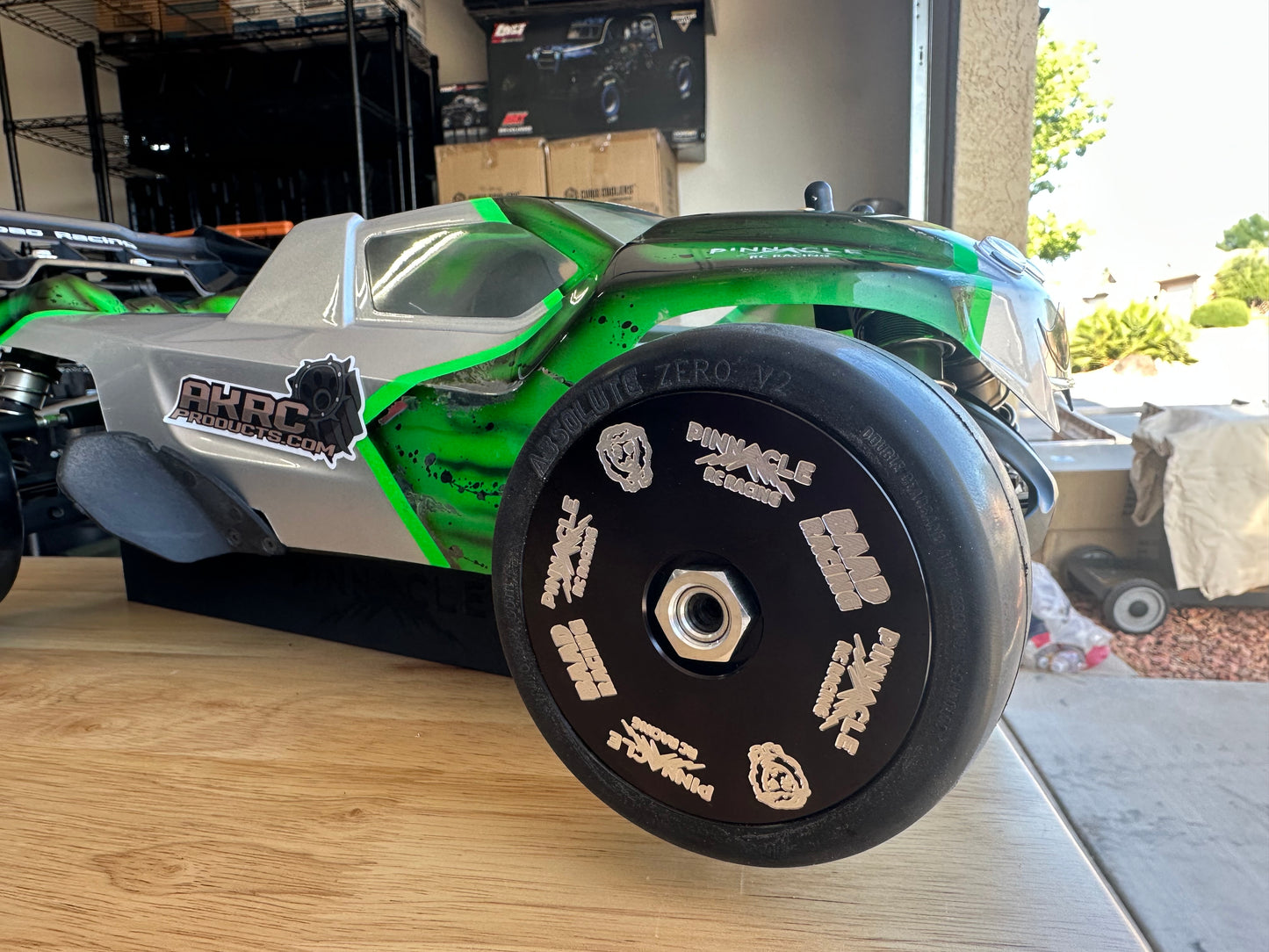 1/7 Scale Rubber Tire wheels