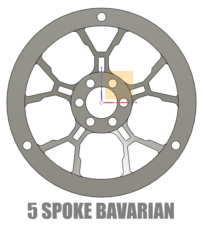 Falcon Rear Drag wheels 2.2/3.0