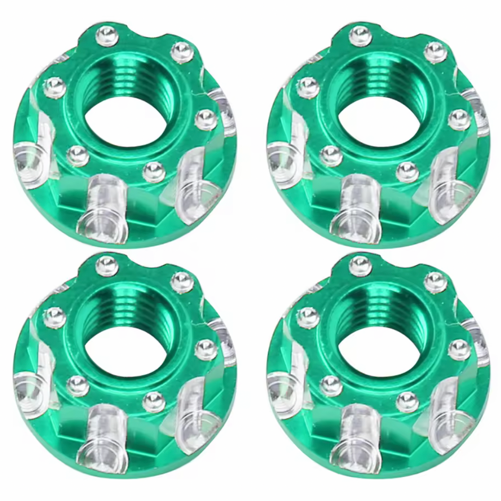 Aluminum M4 Wheel Nuts