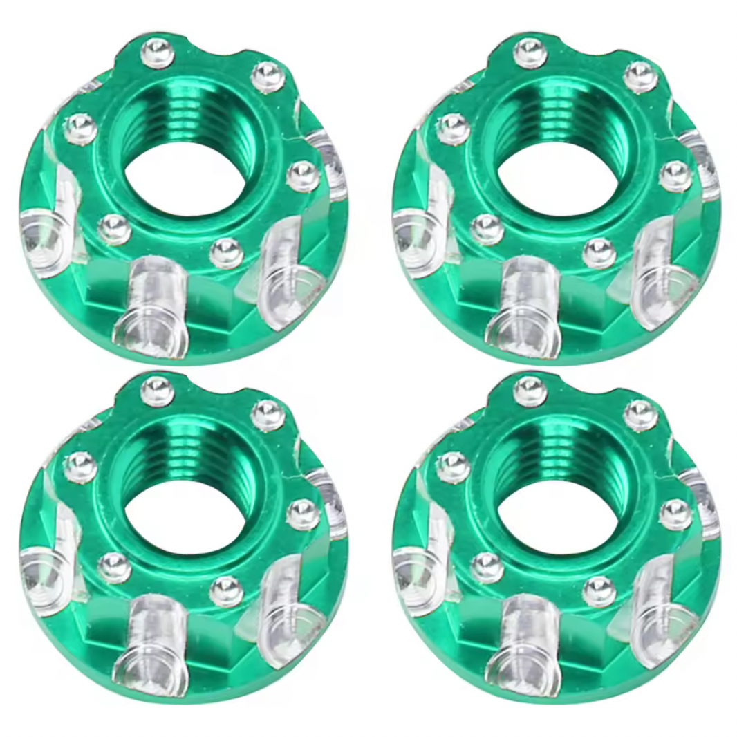 Aluminum M4 Wheel Nuts