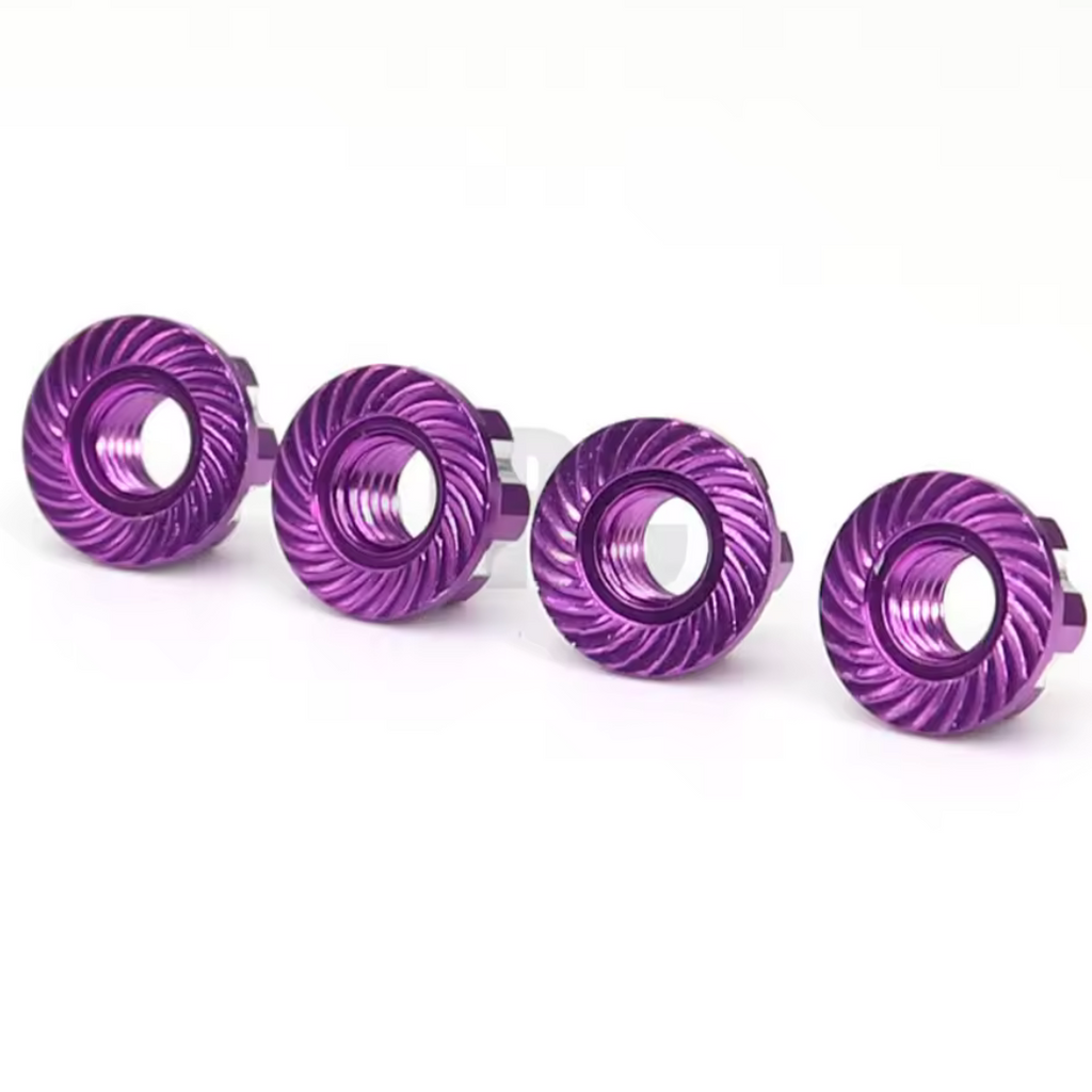 Aluminum M4 Wheel Nuts