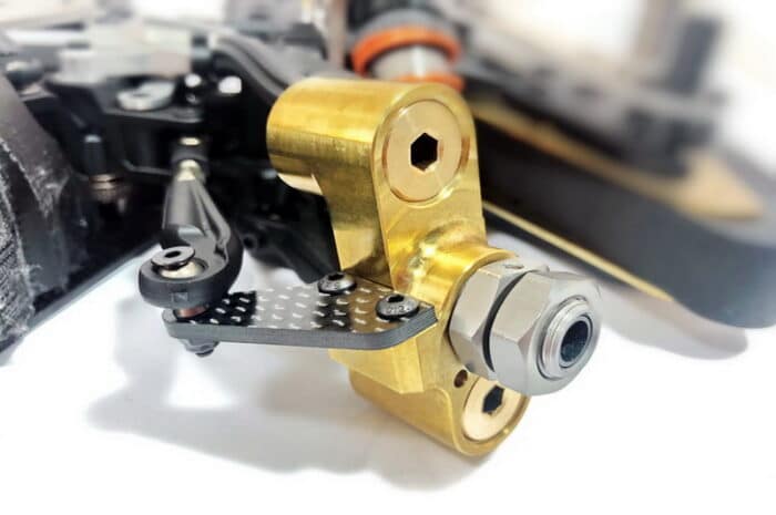 [OP-0166] BRASS STEERING KNUCKLES SET